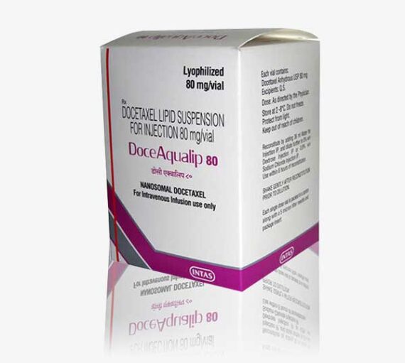 DoceAqualip Docetaxel 80 Mg Injection 1