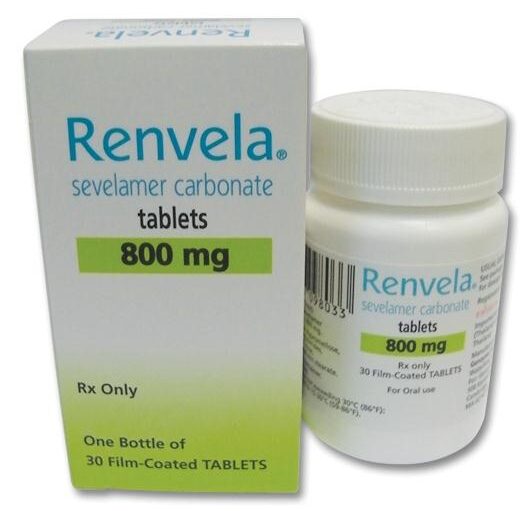 Renvela Sevelamer Carbonate 800 mg Tablets