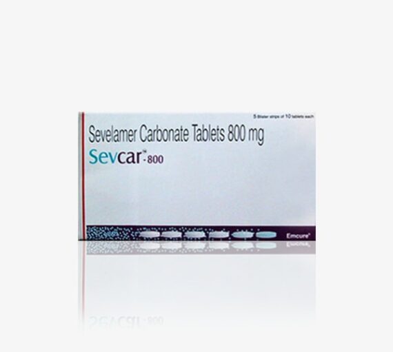 Sevcar Sevelamer Carbonate 800 mg Tablet 50S