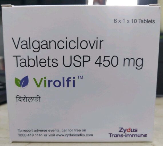 Virolfi Valganciclovir 450 mg Tablet 10’S