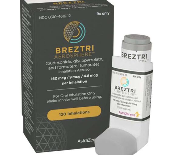 Breztri Aerosphere budesonide glycopyrrolate formoterol fumarate